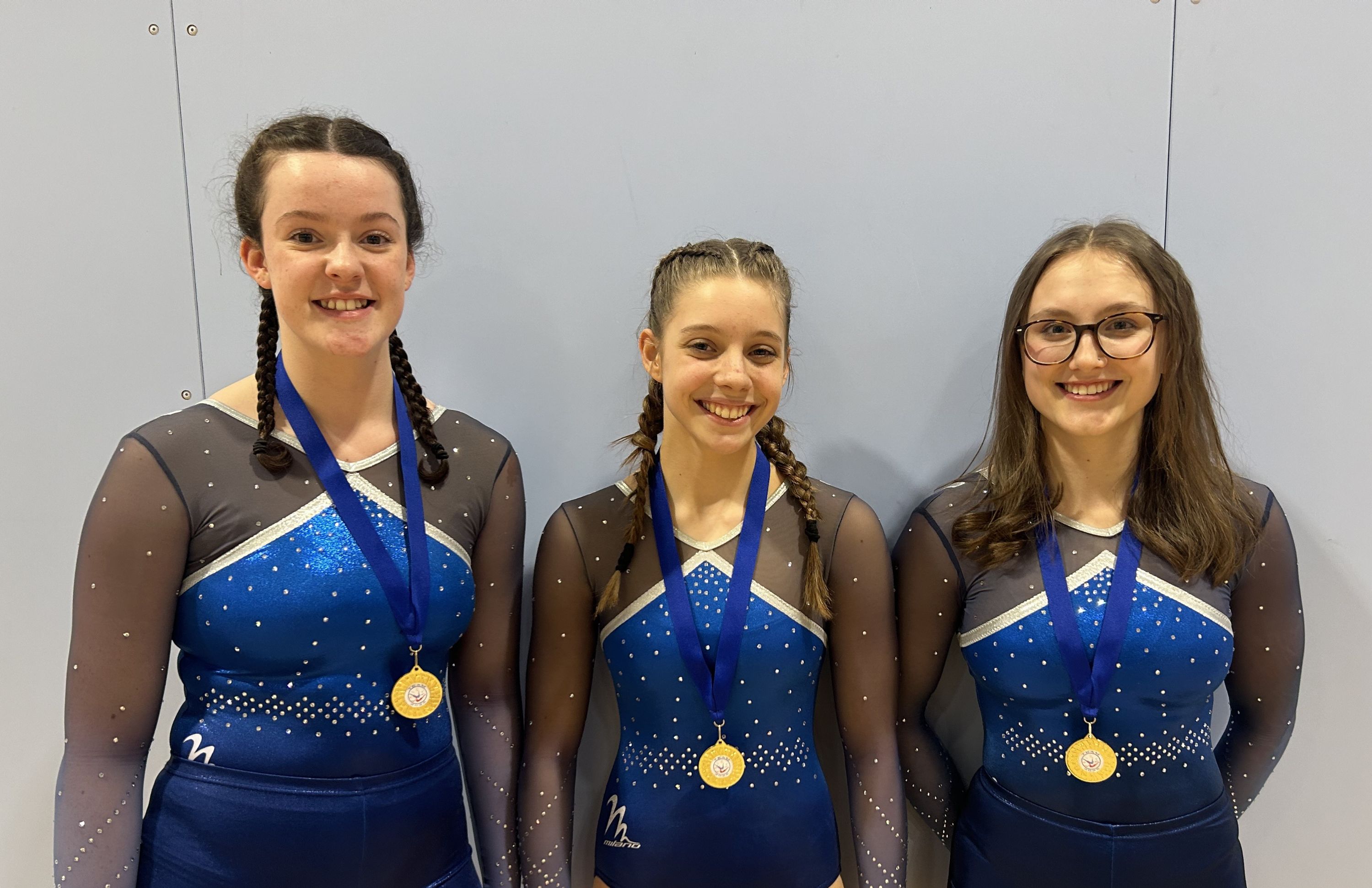 Photo of trampoline competition winners